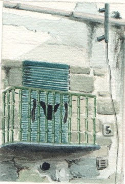 "Balcon 2" Watercolour Paper Others