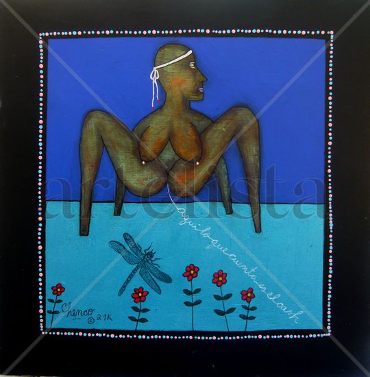 Cosas de Mandinga Mixed media Panel Others