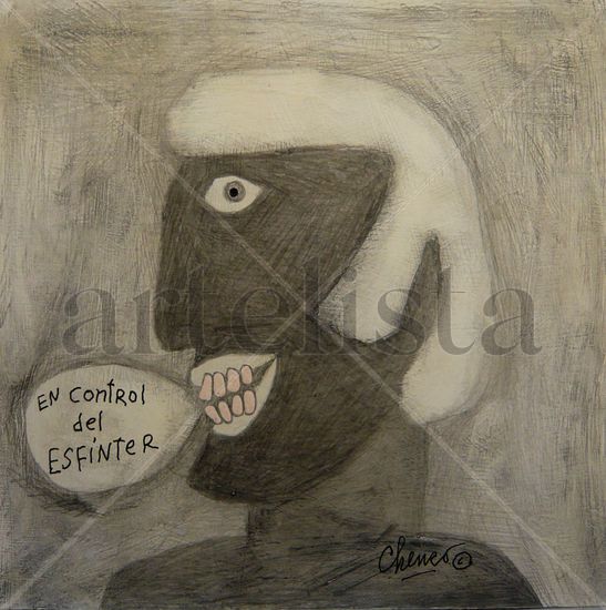 En control del esfínter Mixed media Panel Others