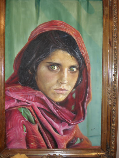 verde Oil Canvas Portrait