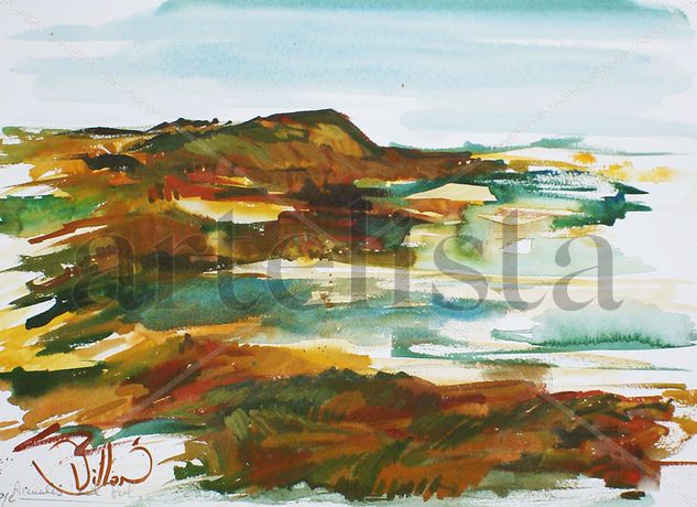 ARENALES DEL SOL. SANTA POLA Watercolour Paper Landscaping