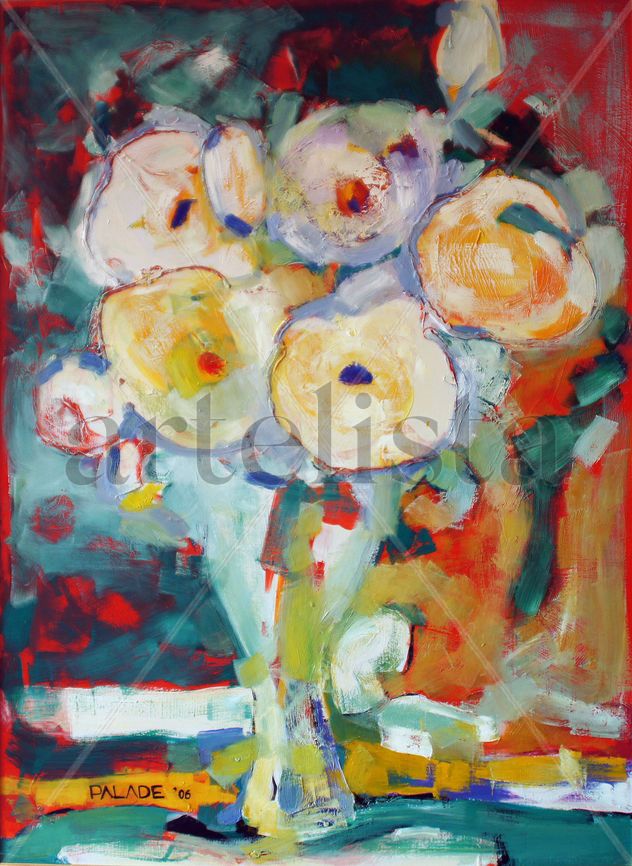 rosas de papel