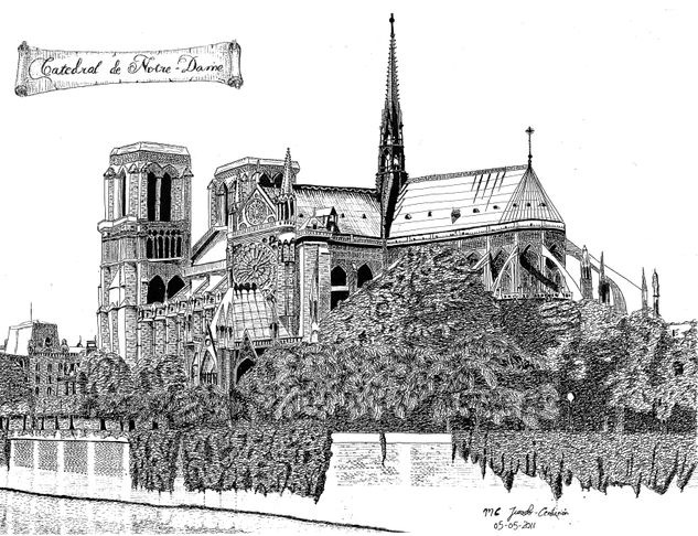 Catedral de Notre Dame Ink