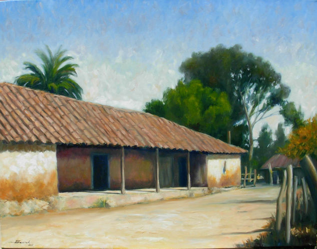 Casa de campo Óleo Lienzo Paisaje