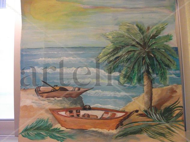 La Playa Acrylic Card Landscaping