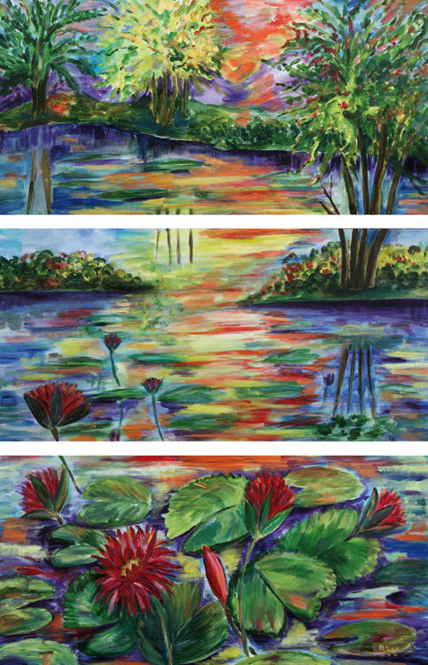 FLORES Y AGUA