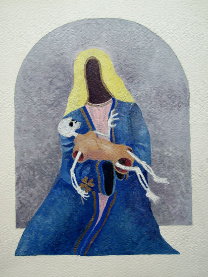 Virgen de los fetiches Oil Paper Others