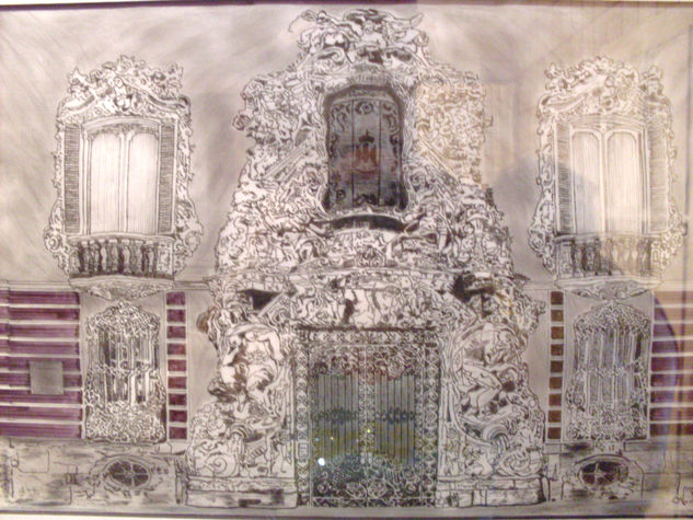 PUERTA PALACIO MARQUÉS DE DOS AGUAS Ink