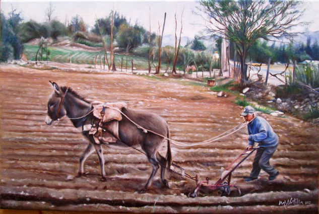 Olvidados de la tierra Oil Canvas Landscaping