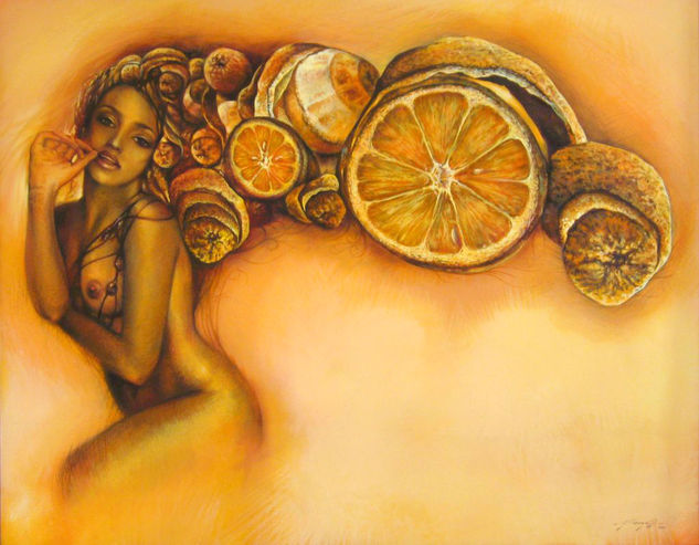 Vitamina C Oil Canvas Nude Paintings