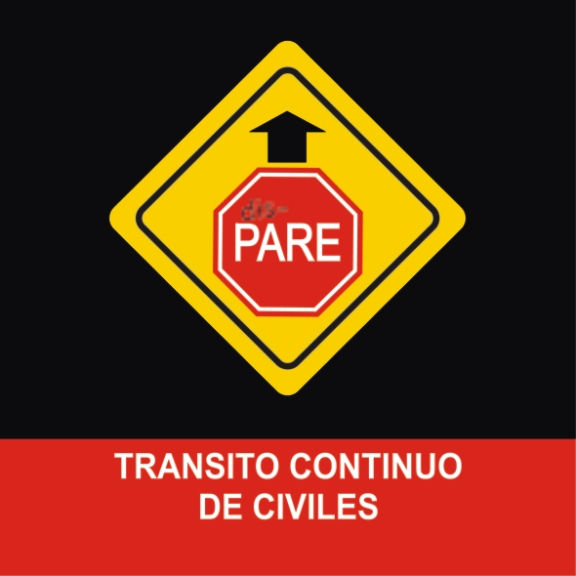 SEÑAL PREVENTIVA - SIN TITULO 1 - 70 X 70 - IMPR. DIGITAL SOBRE ACRILICO
