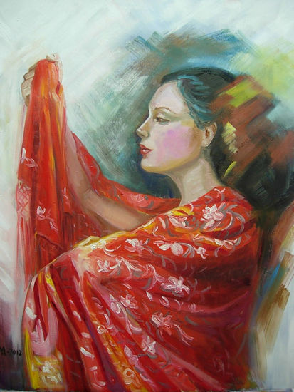 La Danza Oil Canvas Portrait