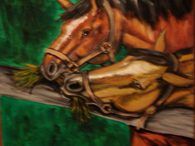 Caballos Acrylic Canvas Landscaping