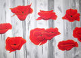 Vol de coquelicots
