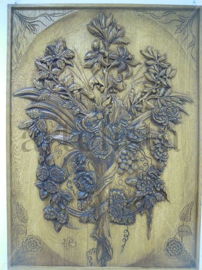 Ramo de flores Carving Figurative