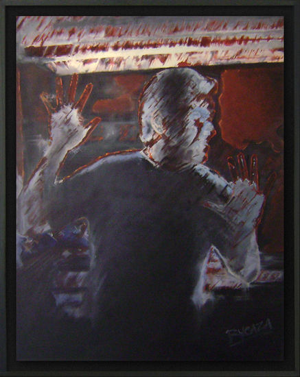 Opresión Acrylic Canvas Figure Painting