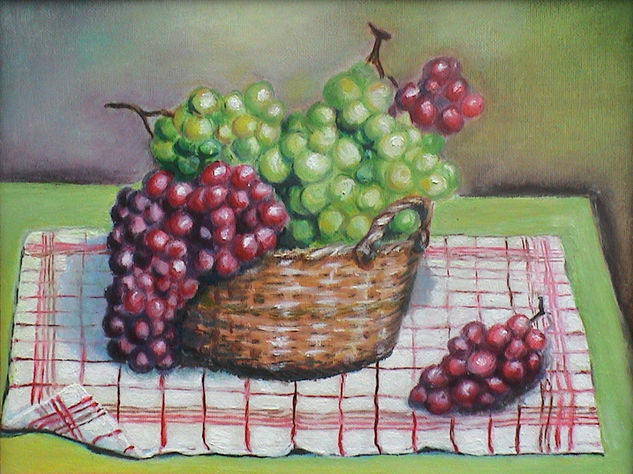 Uvas Oil Canvas Still Life Paintings