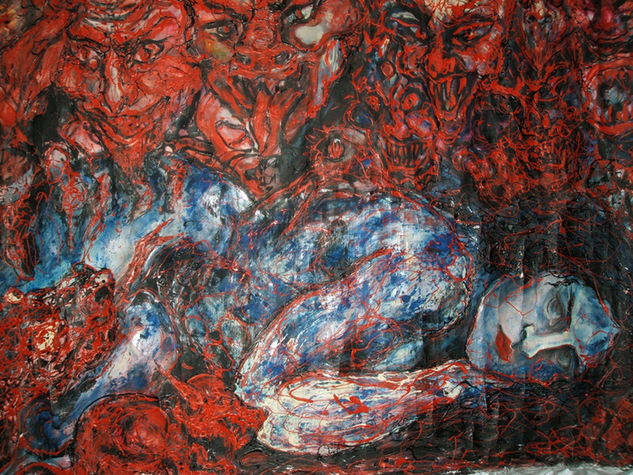 SAPHIRIUMS DEMONS Oil Canvas Figure Painting