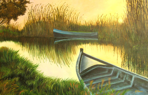 Albufera 7 Oil Canvas Landscaping