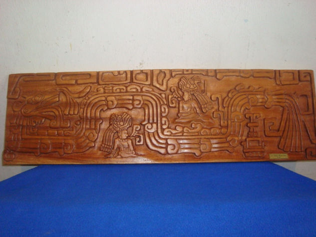 Quetzalcoatl Madera Figurativa