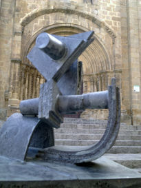 Escultura para un...