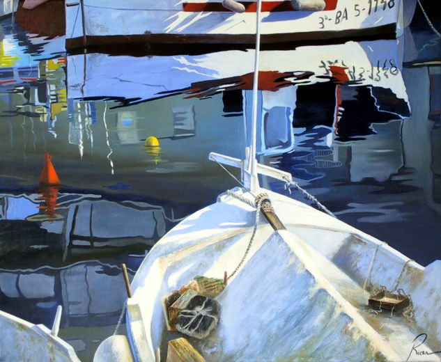 Reflexes IV / Reflejos IV Oil Canvas Marine Painting