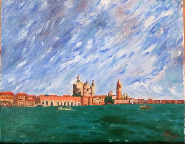 VENECIA 4 Oil Canvas Marine Painting