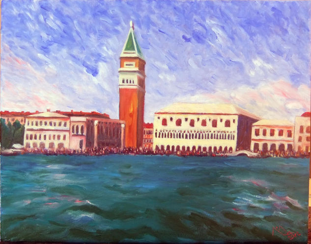 VENECIA 5 Oil Canvas Marine Painting