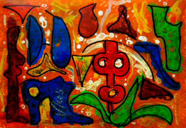 COMPOSICION VLAS.FORMAS. Acrylic Others Figure Painting