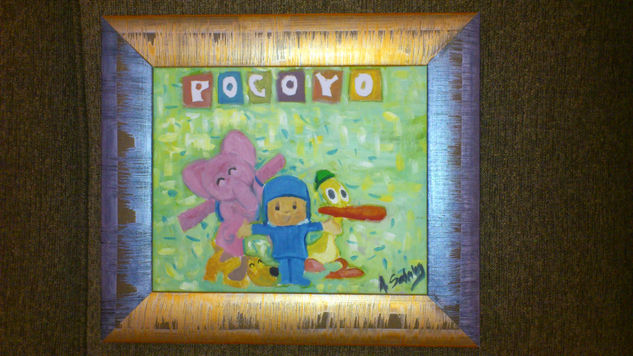 Pocoyo Oil Canvas Landscaping