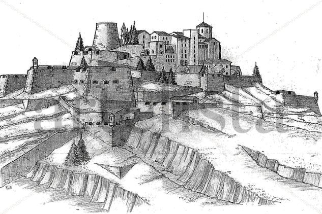 Castillo de Cardona Pencil