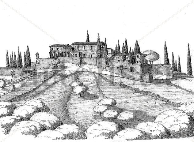 Castillo de Hostalric Pencil