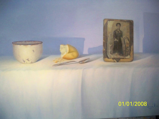 abuela tomasa IV Oil Canvas Still Life Paintings