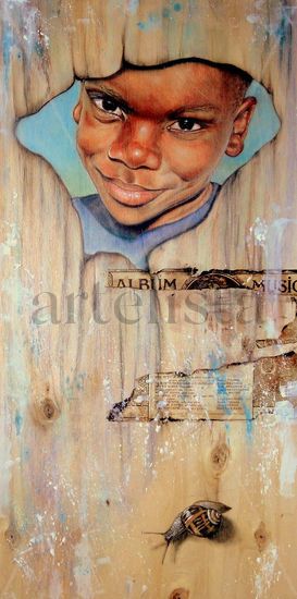 Wonderfull and amazing Africa Pastel Panel Portrait