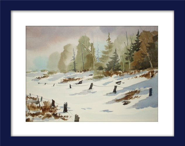 camino nevado Watercolour Paper Landscaping