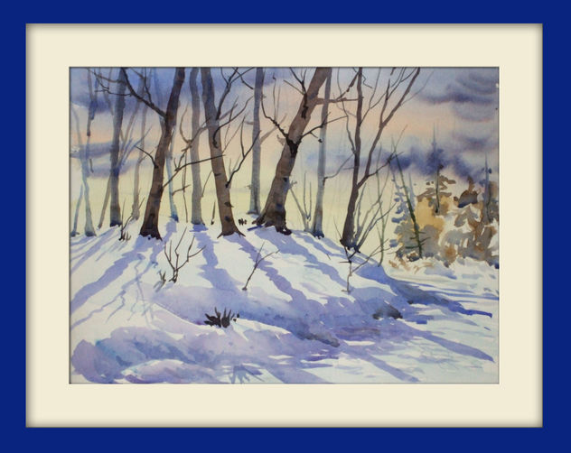 arboles en la nieve