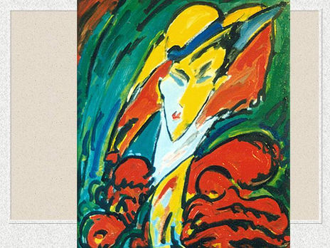 Retrato en fauve
