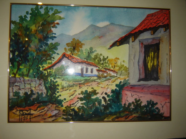 Casita Tipica luz y color Watercolour Paper Landscaping