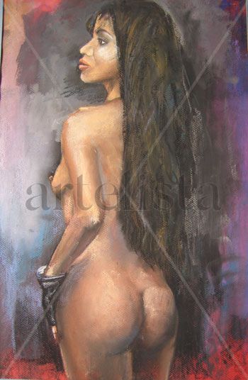 desnudo 4 Pastel Papel Figura