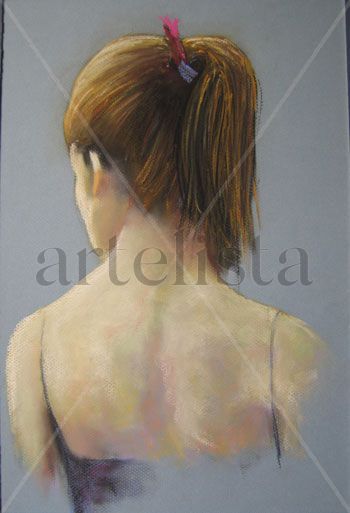 Dorso Pastel Paper Figure Painting