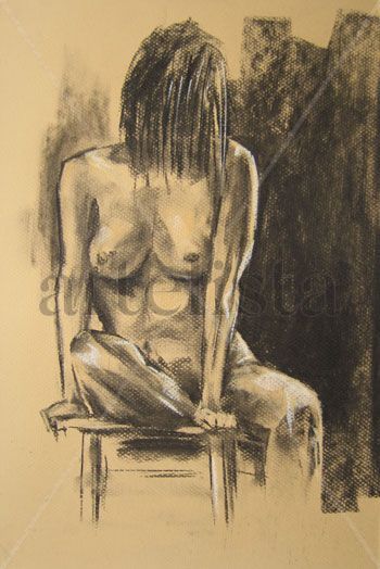 Desnudo 6 Pastel Papel Desnudos