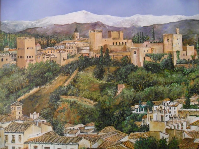 ALHAMBRA Oil Canvas Landscaping