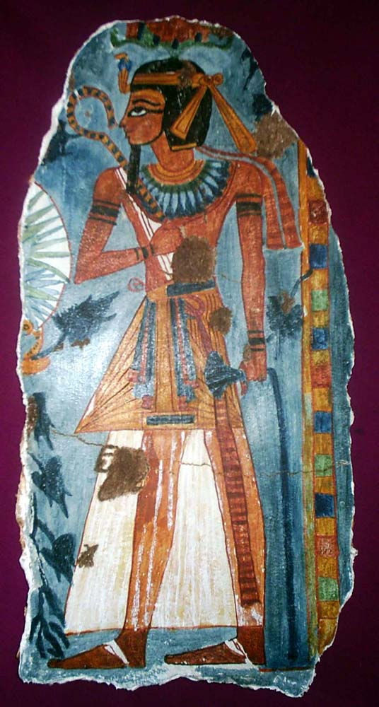 Representación del divinizado Amenhetep I