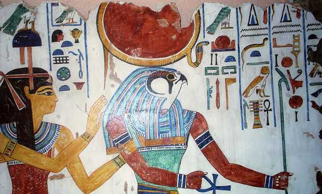 Osiris en la Tumba de Nefertari