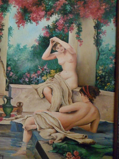 EL BAÑO Oil Canvas Landscaping