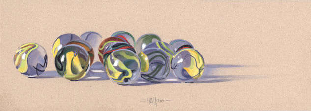 Canicas I Acrylic Others Still Life Paintings