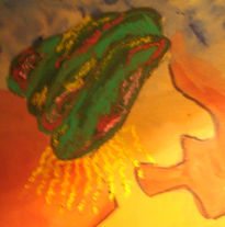 Señora con turbante