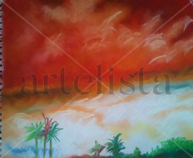 Atardecer Pastel Paper Landscaping