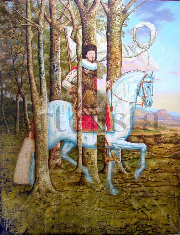 el corcel azul