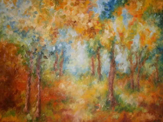 Otoño Oil Canvas Landscaping